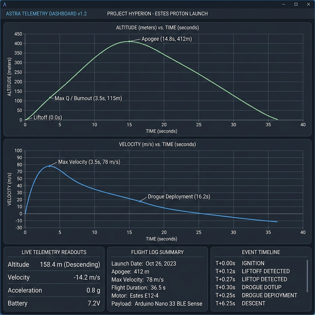 Aerospace telemetry data visualization